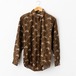 Brooks Brothers Dogs Pattern Shirt Brown