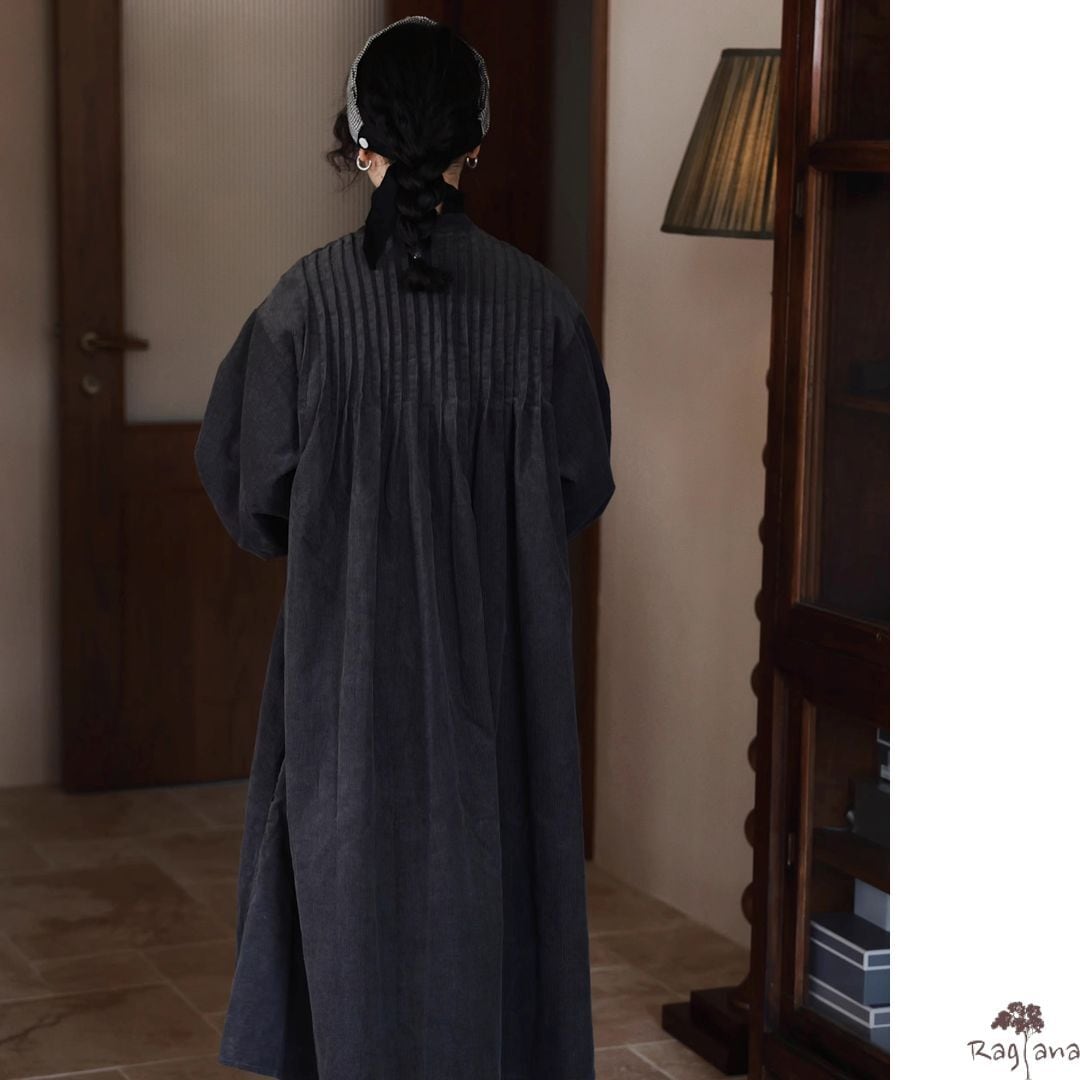 コーデュロイ ワンピース M 11494 | Raglana