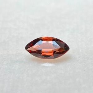 スピネル マーキスカット 0.464ct オレンジ褐色 簡易ソーティング付き r-0370