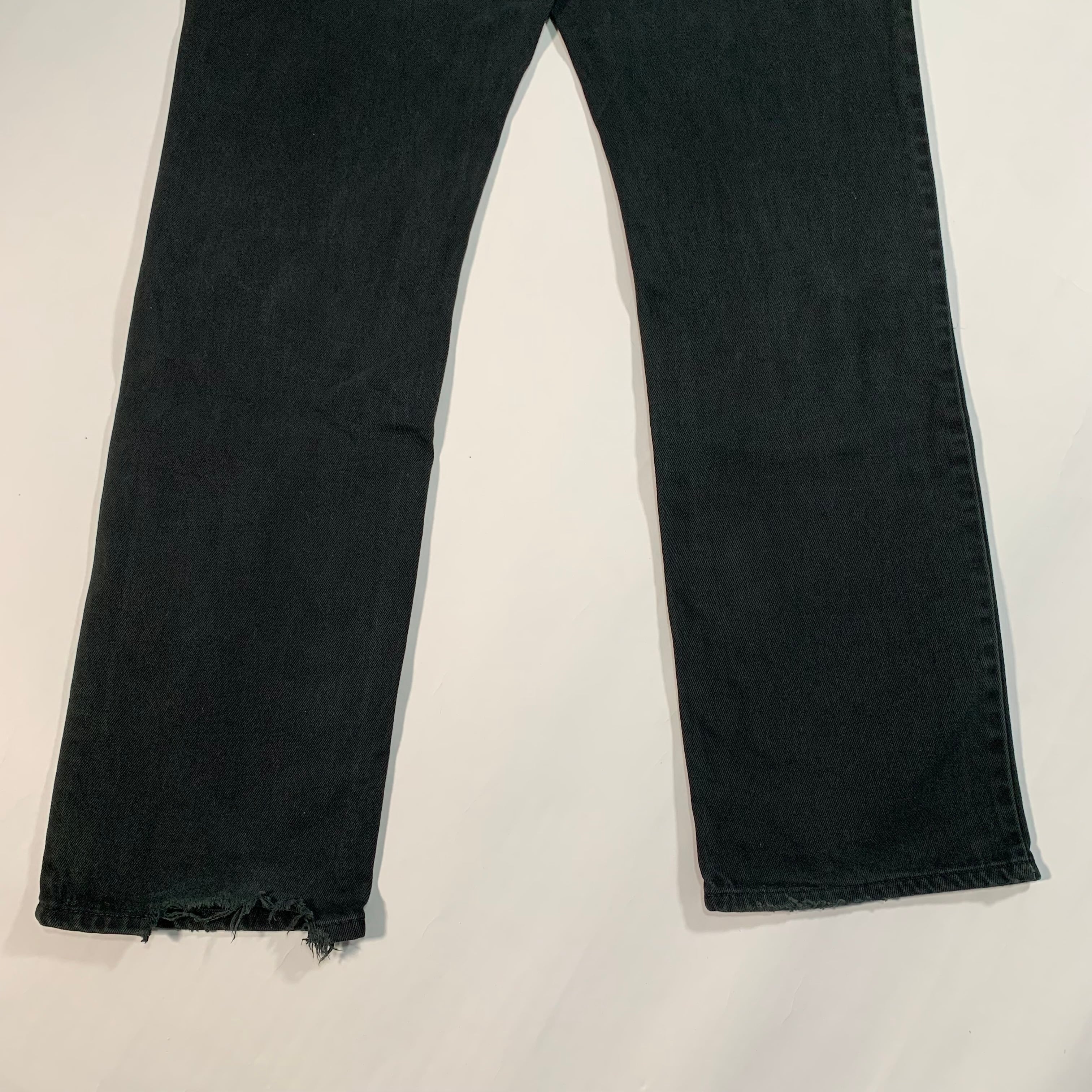 USA古着 Levi's 752 ブラックデニムパンツ ワイド ストレート 9044 リーバイス 752 ブラックデニム ジーンズ W34 | San Fernando