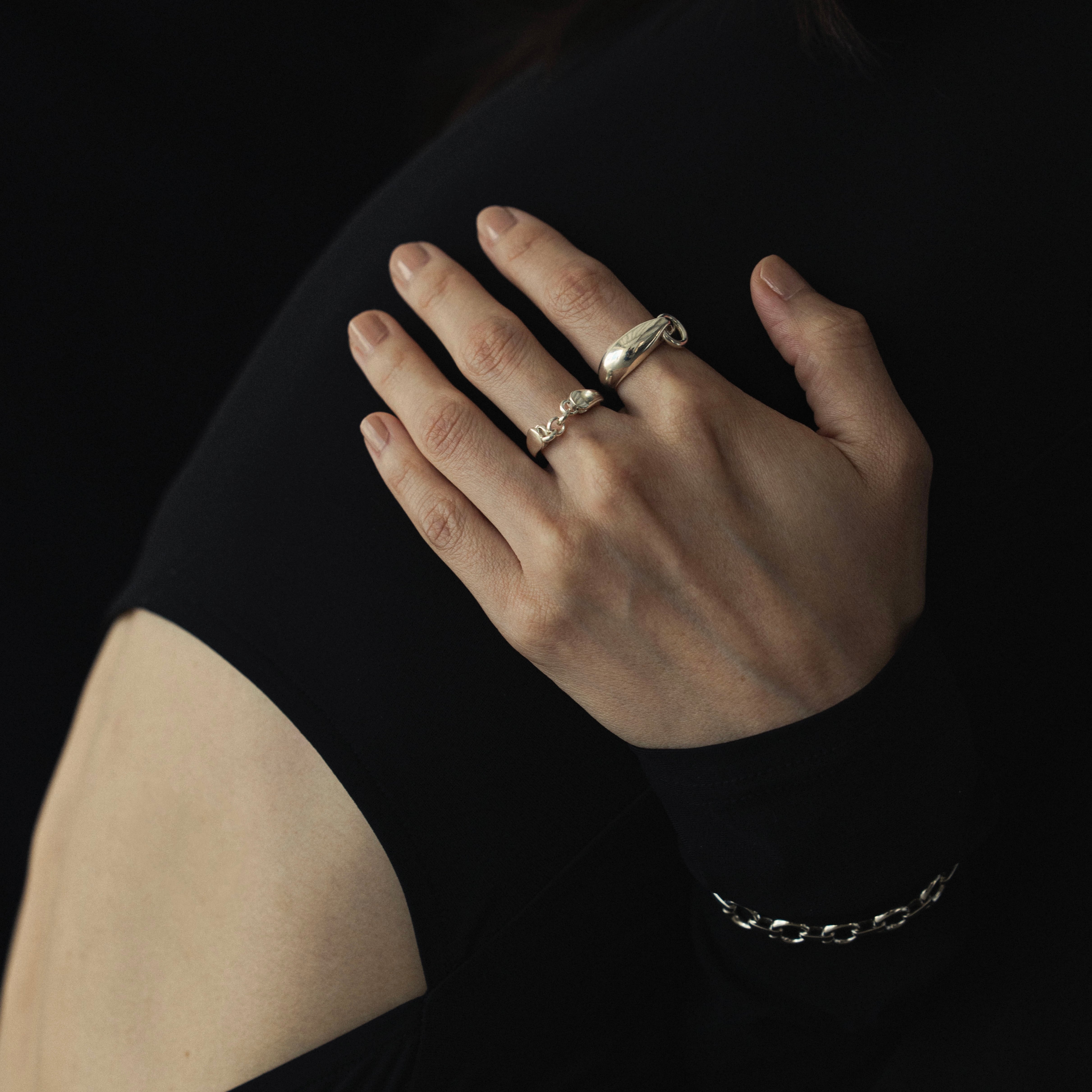 Connect ring Silver | FLYNK