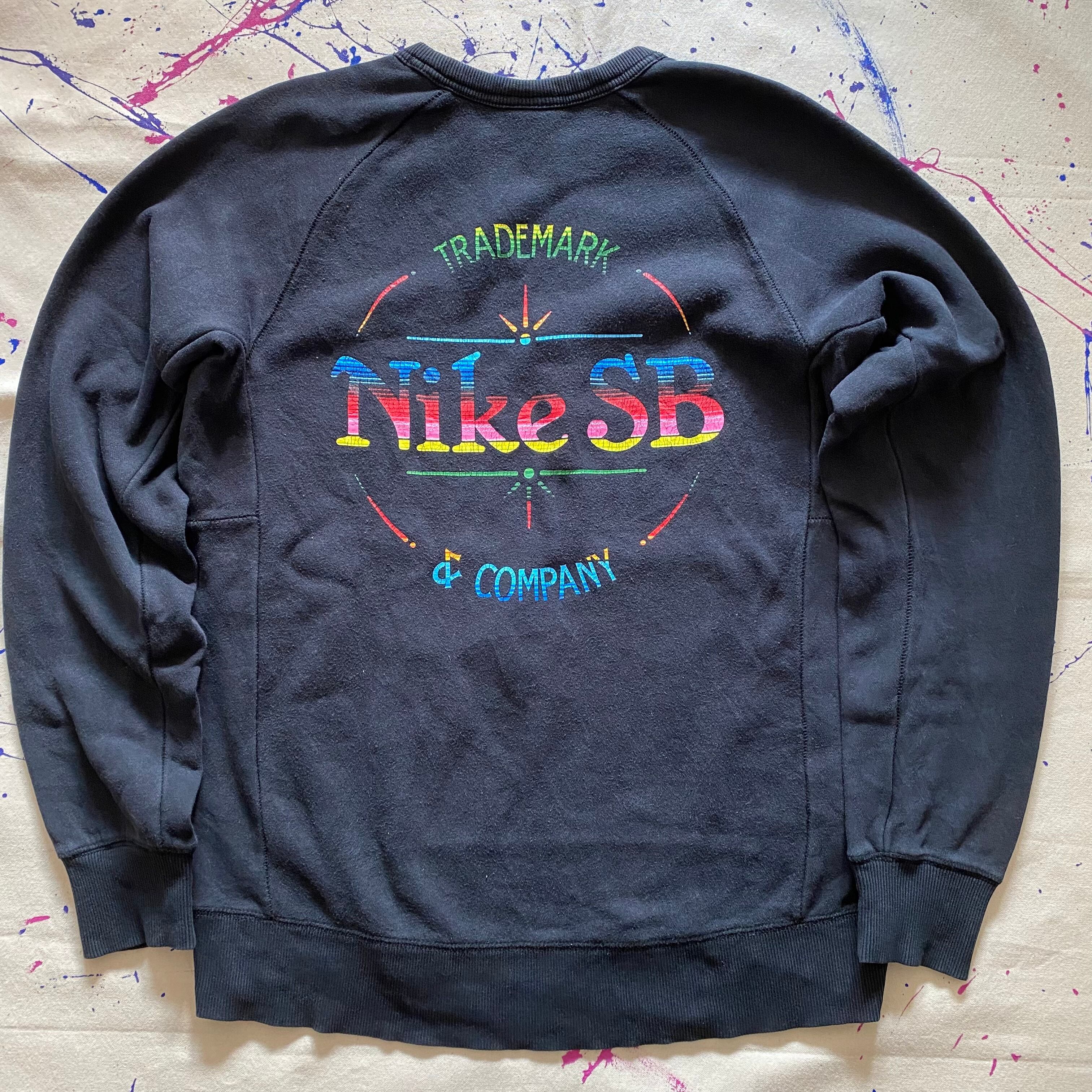 Nike SB cotton sweat shirt made in MALAYSIA {ナイキSB コットン スエットトレーナー 古着 USED メンズ}