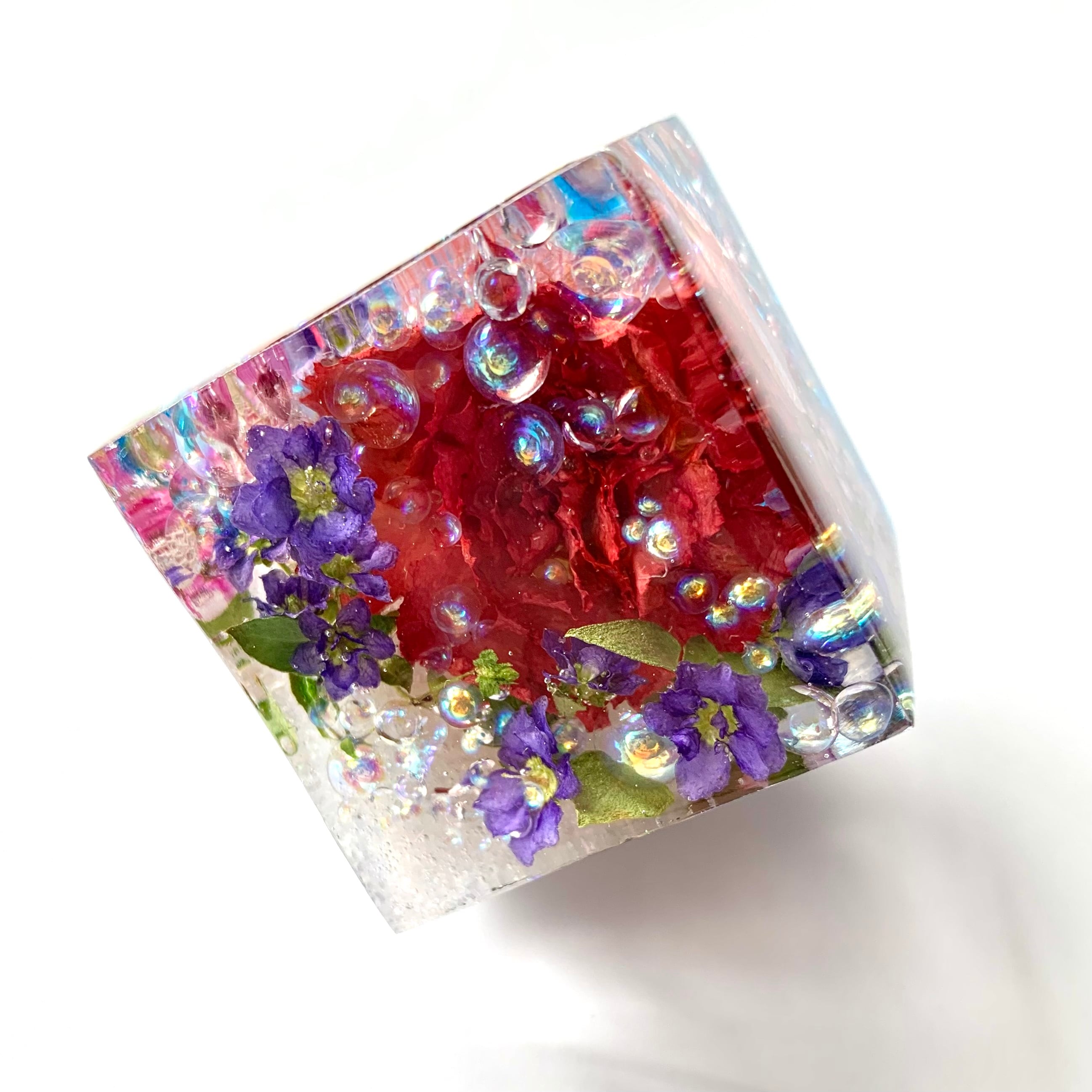 rainbow carnation❃︎オルゴナイト✨ rainbow carnation