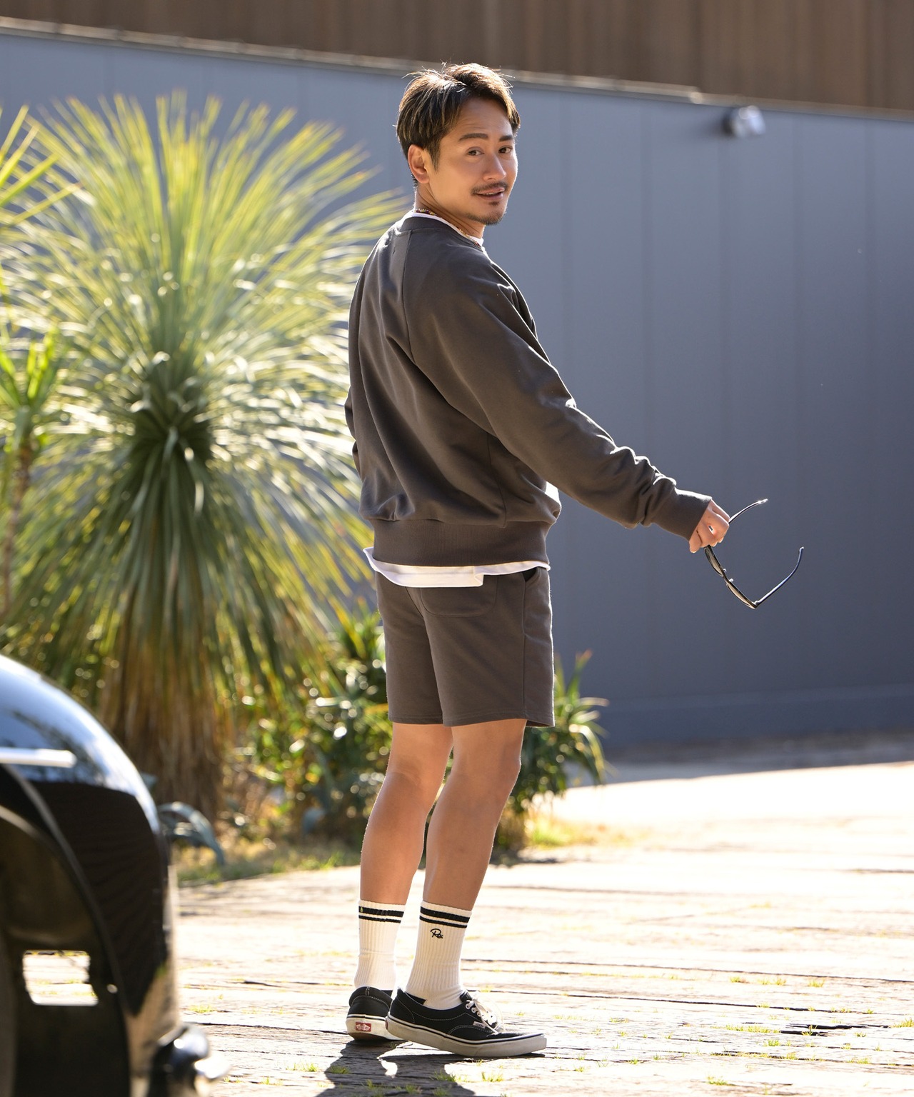 【#Re:room】CACTUS HEART ICON COLOR SWEAT ［REC820］