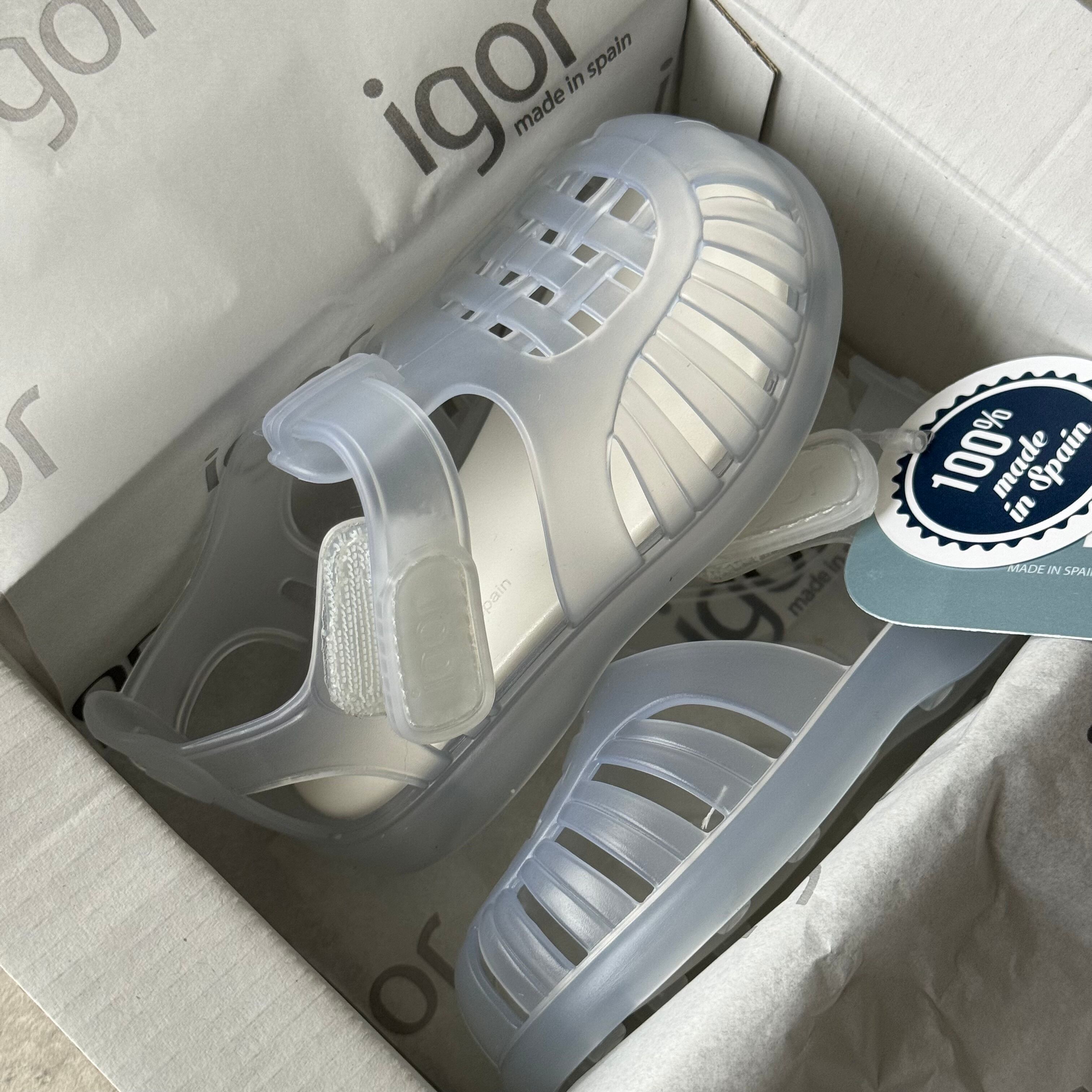 igor TOBBY VELCRO White(12cm〜16,5cm) 10233−038