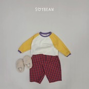 韓国子供服 / 26Autumn / soybean / カラ─ ラグランTシャツ / キッズ服 / ジュニア服 / 秋服 *XS~JM*