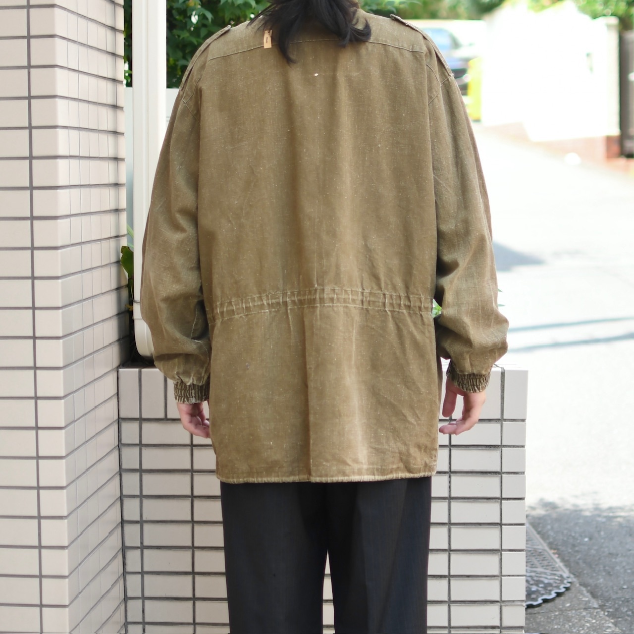 design 4pocket cotton linen jacket