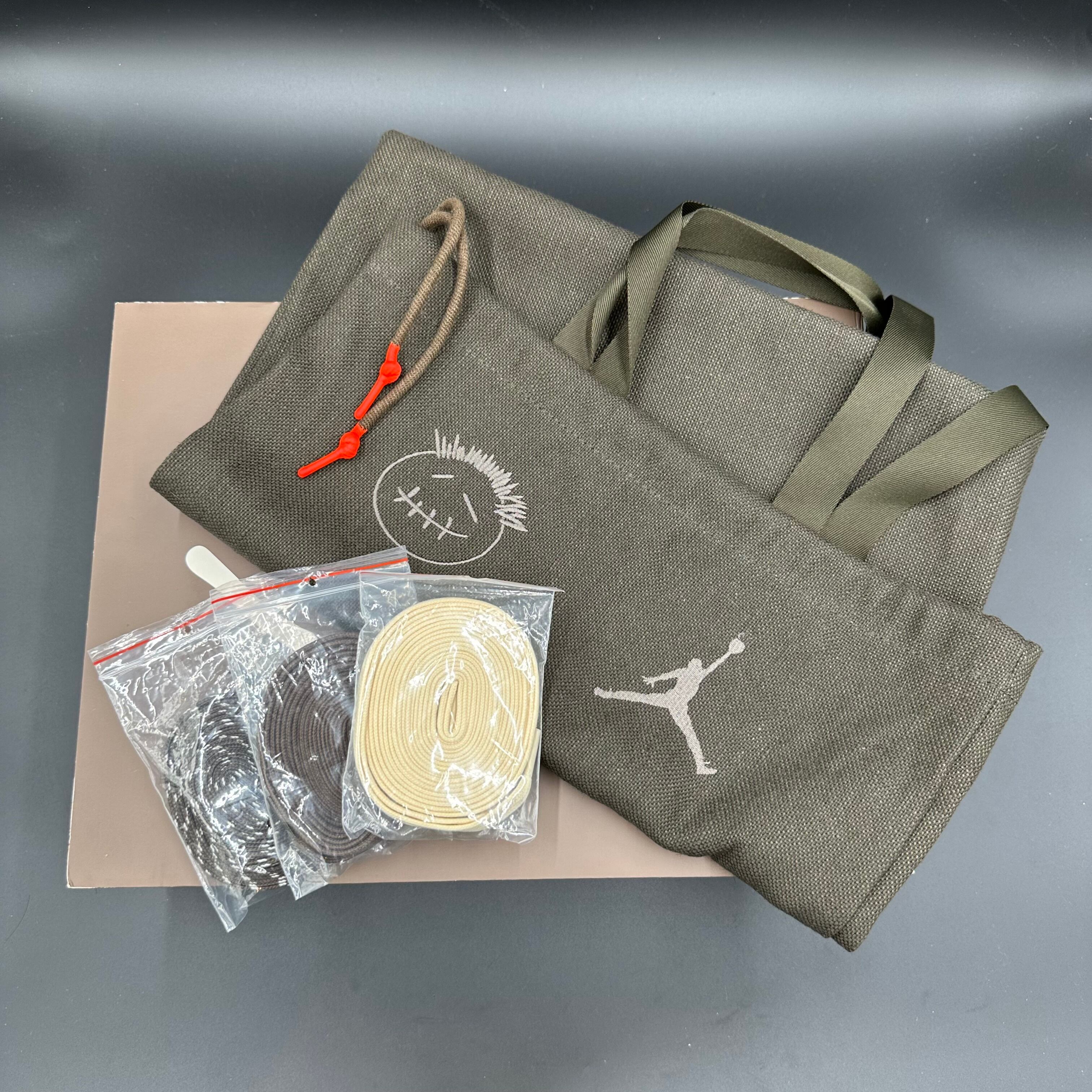 TRAVIS SCOTT NIKE JORDAN JUMPMAN JACK TR SAIL AND DARK MOCHA