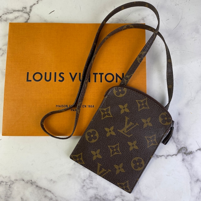 【最終処分SALE】LOUIS VUITTON ルイヴィトン モノグラム PVC ショルダーバッグ ブラウン A-7722