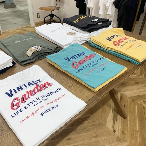 VINTAGE GARDEN バックロゴTシャツ