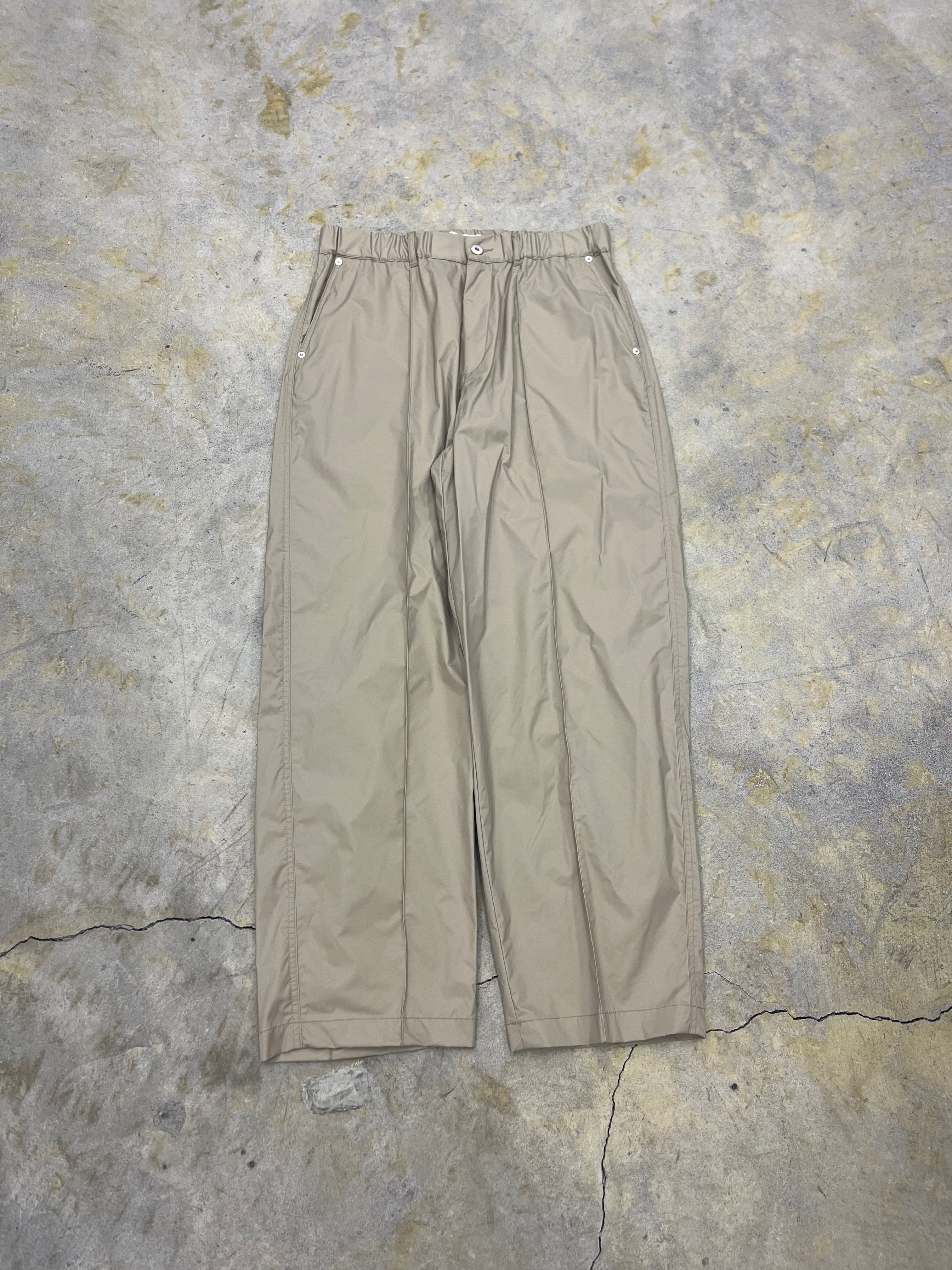 TTT_MSW | Water proof wide pants | beige | HOWDAY