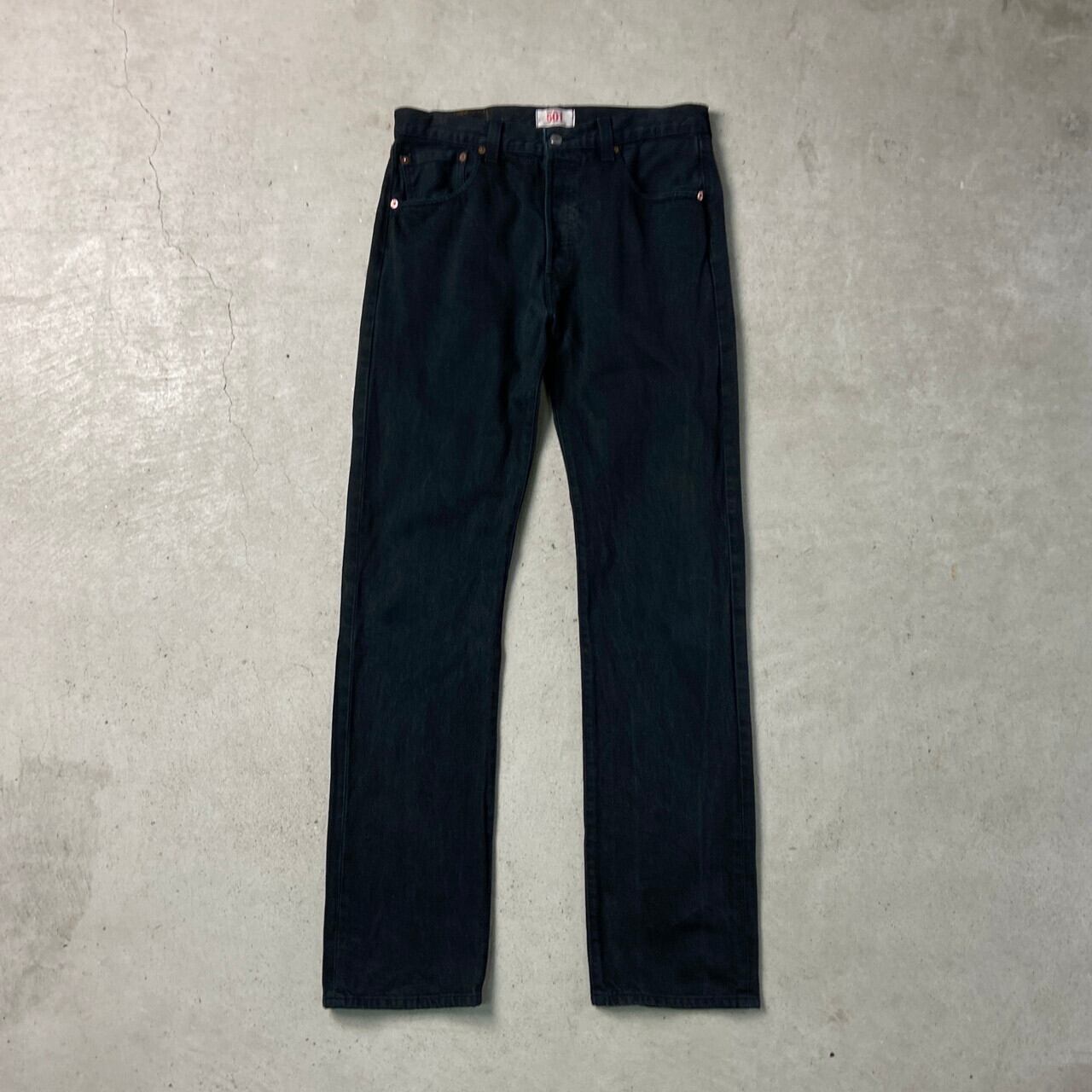 00年代 Levi's リーバイス 501 ブラックデニムパンツ ストレート