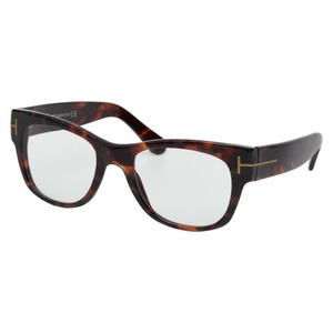 トムフォード レギュラーフィット メガネ 眼鏡 度入り TF5040 180 ブラウン プラスチック メンズ TOM FORD 【中古】