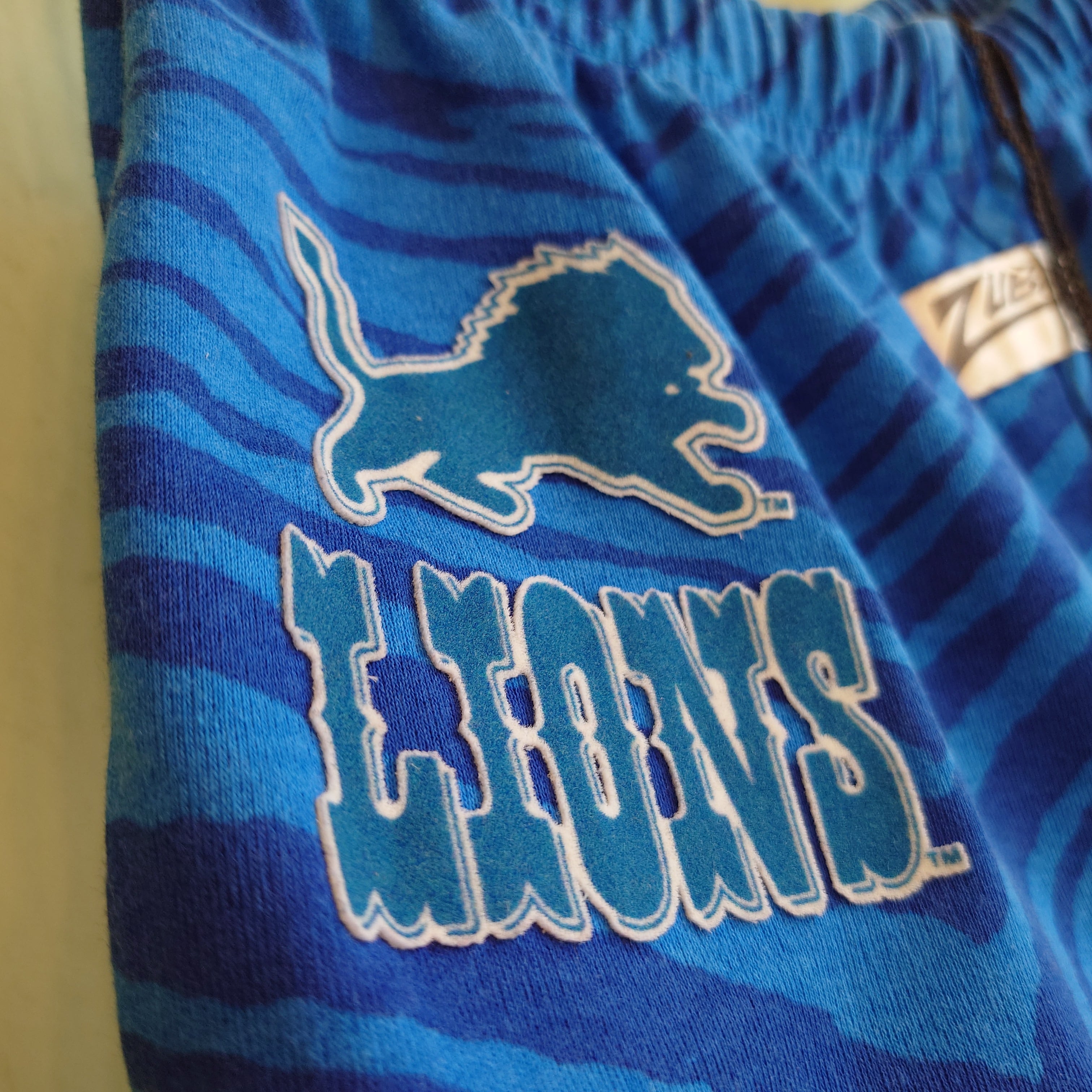 Zubaz ズバズ 80-90s vintage Detroit Lions 総柄イージーパンツ