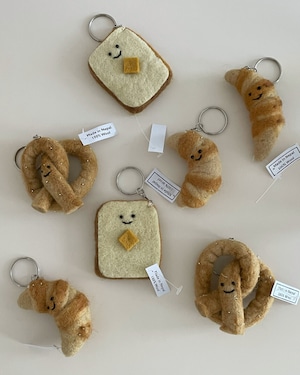 bread keyring/パン キーリング