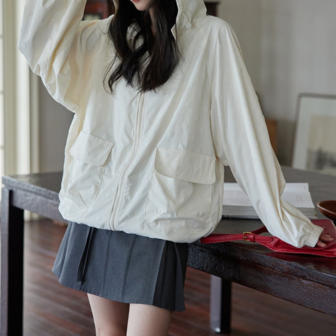 short style high end casual hoodie