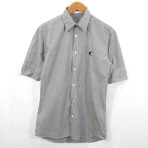 CICATA ギンガムチェック 半袖 シャツ size3/シカタ 0502
