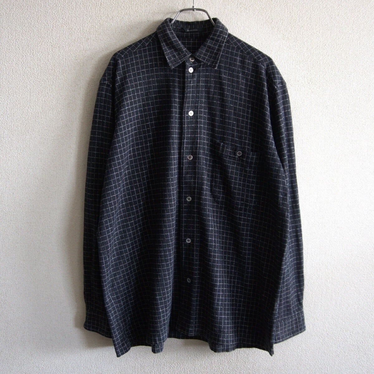 【希少L】90s Ys for men ワイズ 2タック ウールスラックスパンツ 古着 90s Yves Saint Laurent 2タック ウール スラックス パンツ