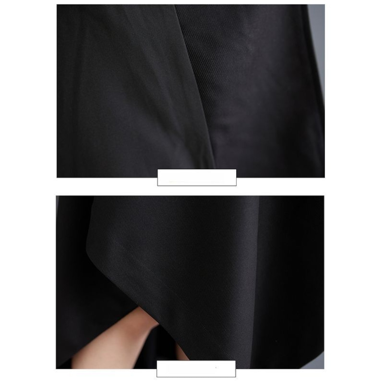 アシンメトリー ジップ ロングコート 60029