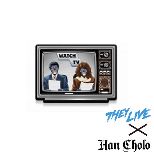 【HANCHOLO/ハンチョロ×ゼイリブ】THEY LIVE LENTICULAR E PIN ピンバッチ /  / 14407