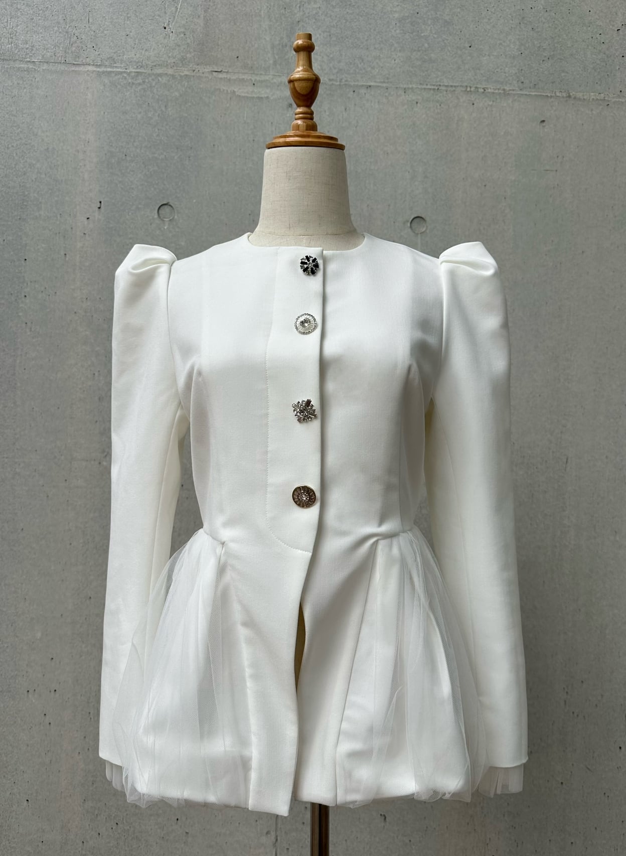 CENKA センカ ビジューボタンジャケット　ブラック（STORY掲載商品） CENKA