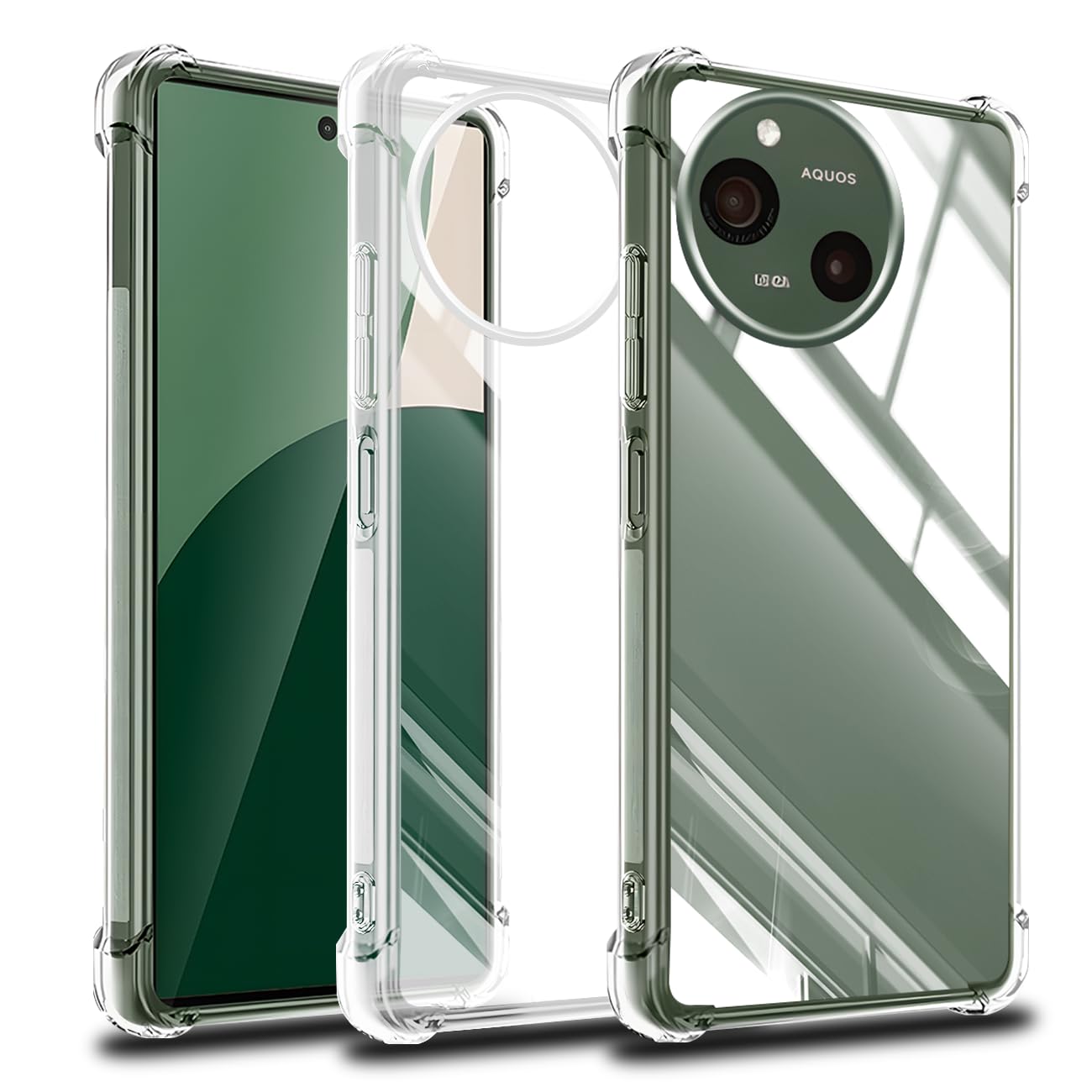 対応 AQUOS R9 ケース あくおすセンスR9 スマホケース TPU バンパー SENXLL-AQUOSR9T1
