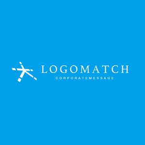 ダイナミックな「大」のロゴ