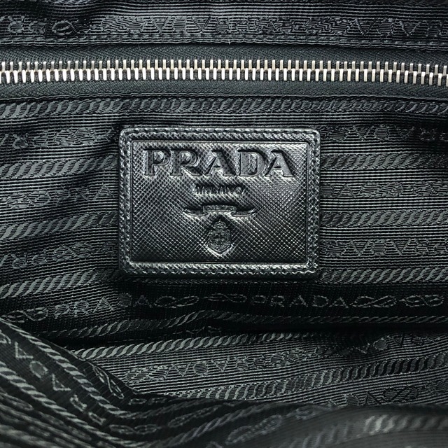 PRADA プラダ ショルダーバッグ ブラック キルティング ナイロン メッセンジャー vintage ヴィンテージ オールド 2xhgff