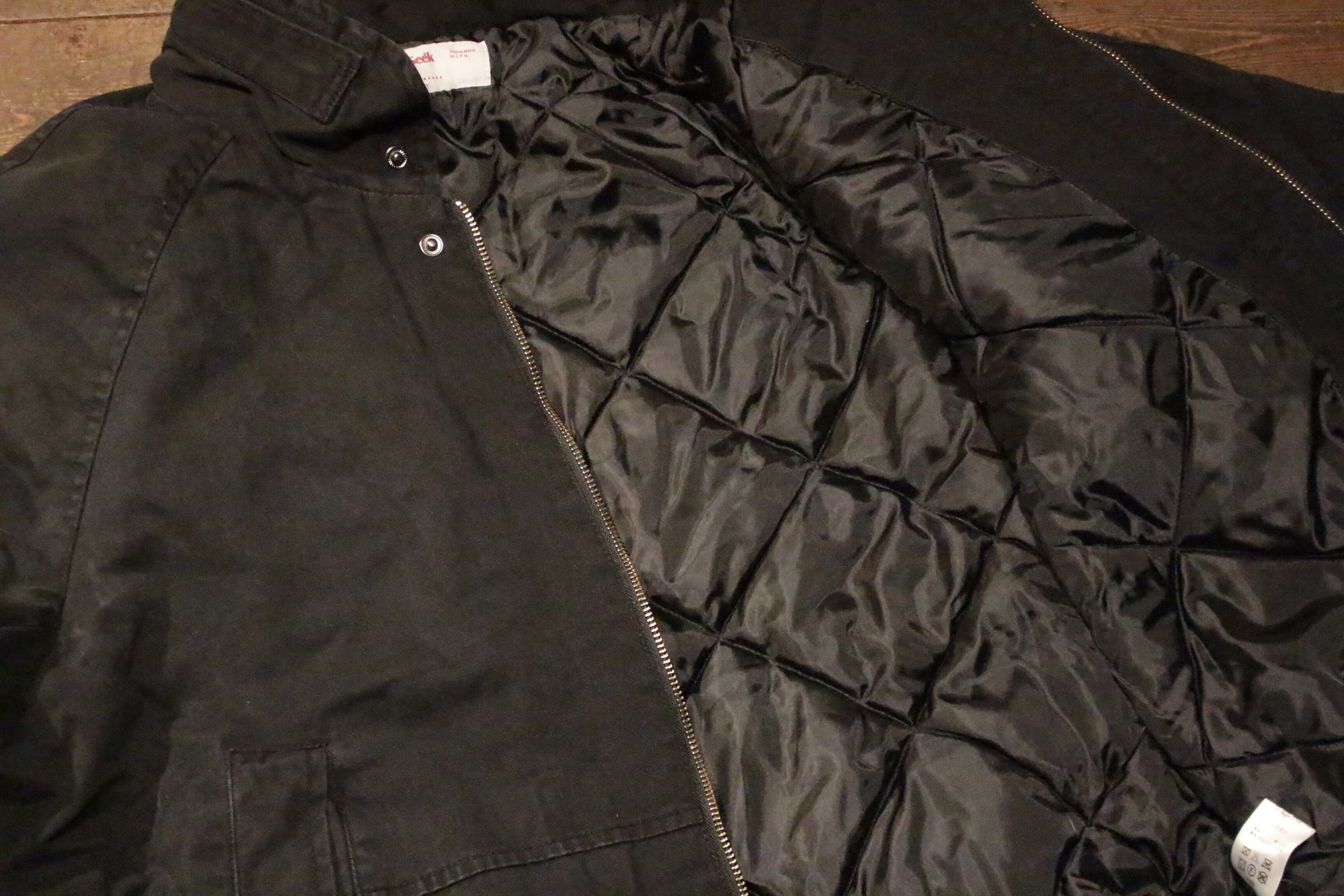 HIDE AND SEEK】Washed Sailing Jacket -BLACK （ハイドアンドシーク