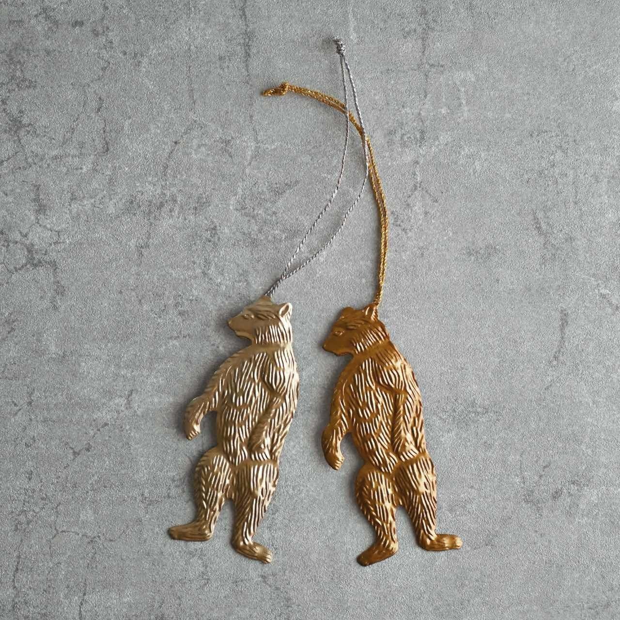 森のオーナメント ベアー|ウォールデコ 吊るす クマ 壁飾り クリスマスオーナメント ナチュラルインテリア 北欧 雑貨屋