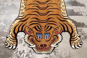 Tibetan Tiger Rug 《XXXLサイズ•ウール011》チベタンタイガーラグ