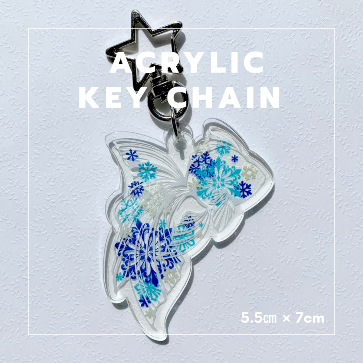 【541】金魚のキーホルダー／オーバル d3ce23543be706c8bec321606665db