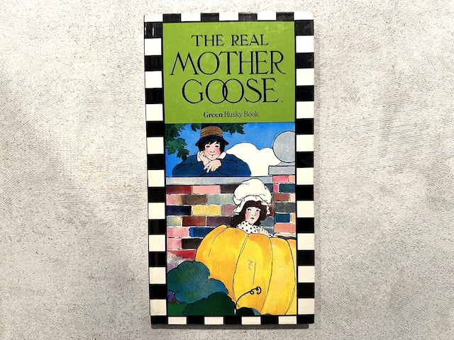 【SC017】The Real Mother Goose, 1984 Edition Green Husky Book/ second-hand book