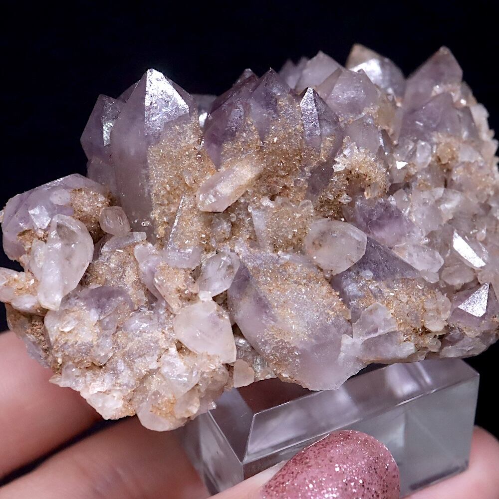 アメジスト 紫水晶 クォーツ クリスタル 水晶 54.3g AMT295 鉱物 原石