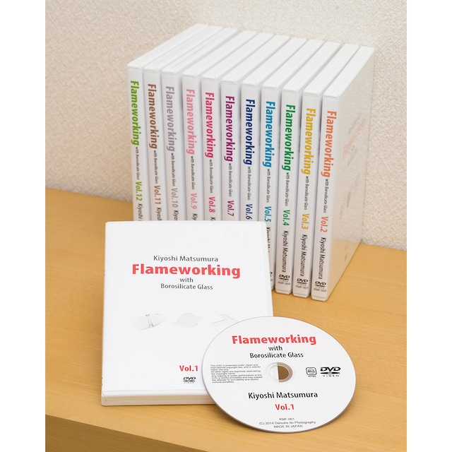 松村潔 Flameworking DVD  全12巻セット　30% DISCOUNT SALE