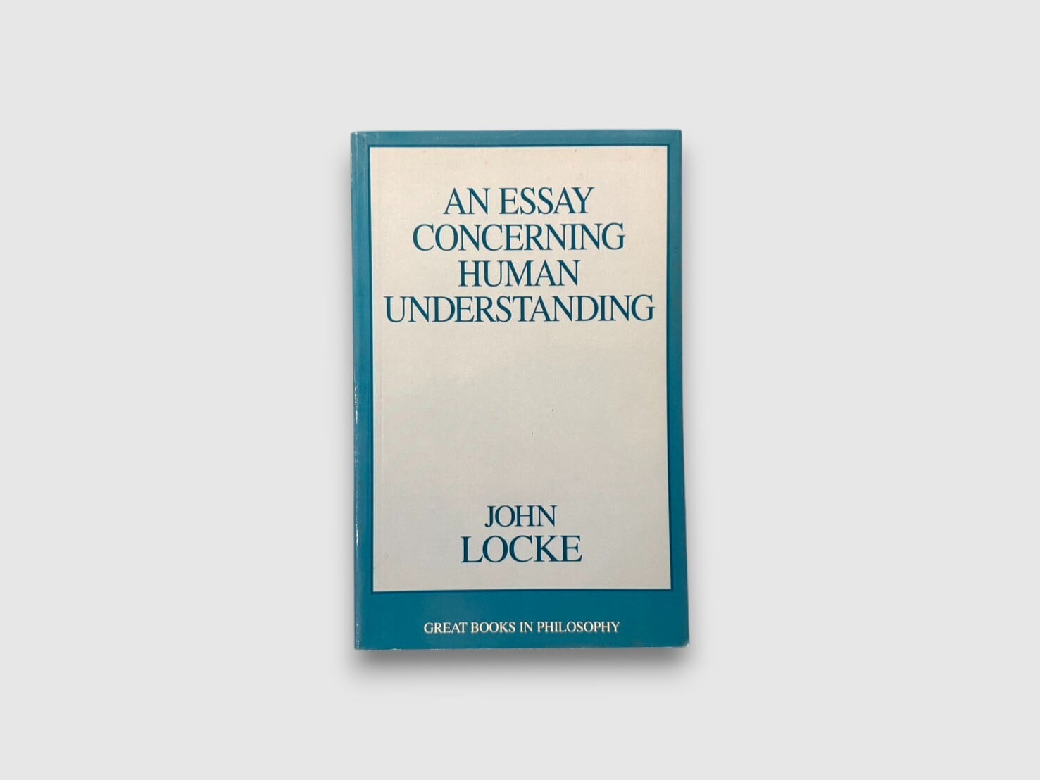 【SFF213】An Essay Concerning Human Understanding(1995) /John Locke