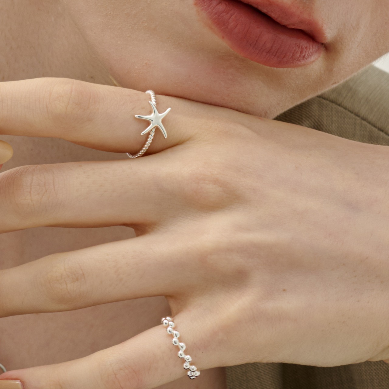 11/3新作発売* silver925 star ring