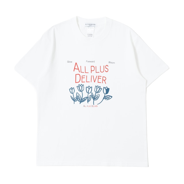 APD BLOOM GRAPHIC SS TEE / WHITE
