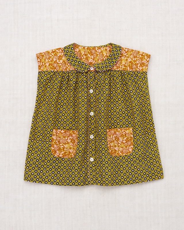 〈 Misha & Puff 24SS 〉 Nanna Tunic - Pistachio Flower Dot