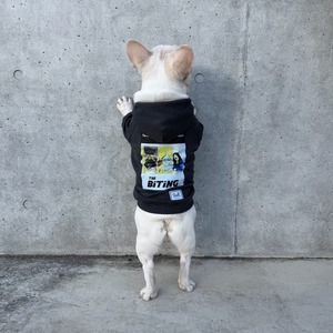 THE BITING ザ バイティング パーカー（チャコールグレー）