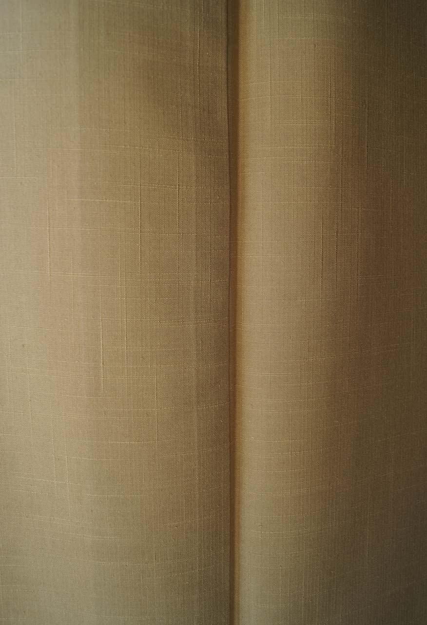 袷】飴色地 無地 結城紬 証紙あり ゆとりサイズ | 大山キモノ・ちぇら