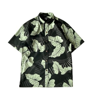 Mountain Men's / ボタンダウン アロハシャツ / KALO TRADITION / BLACK