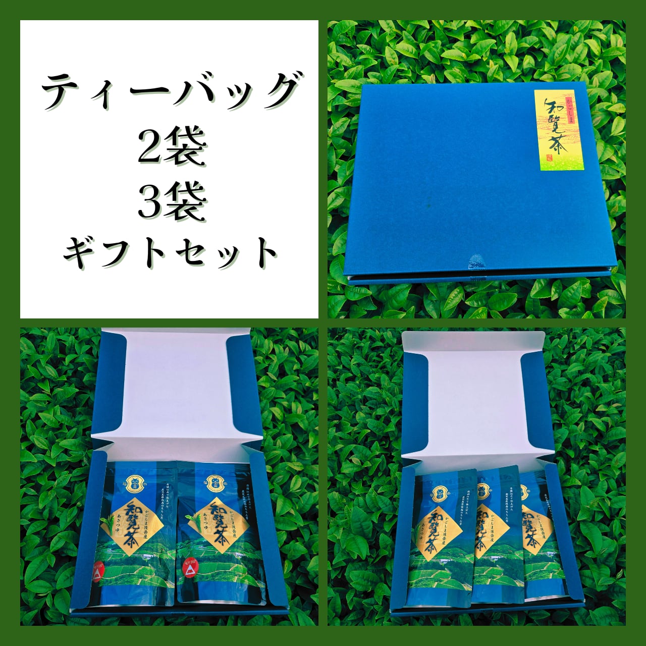 知覧茶ティーバッグ 3袋箱詰ギフトセット(箱代込み) | 福田製茶｜知覧