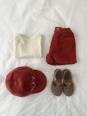 韓国子供服 / minirobe / 26Autumn / プロムリブTシャツ / 秋服 *S~XL*
