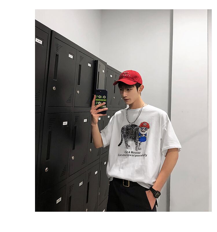 全3色 Tシャツ カットソー プリント カジュアル おしゃれ