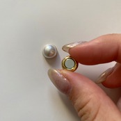 パールマグネットイヤリング
