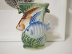 二匹の魚　フラワーベース　オキュパイド・ジャパン 画像2