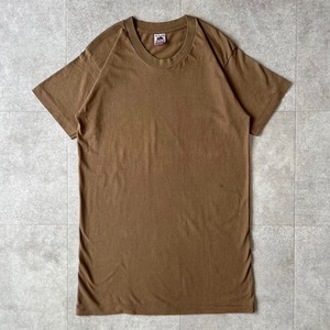 USA製　フルーツオブザルーム　無地　tシャツ 90s ブラウン　茶色　M 半袖
