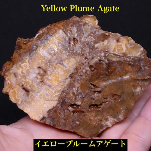 イエロープルーム アゲート 瑪瑙 116,3g YPA022 鉱物 原石 天然石 パワーストーン