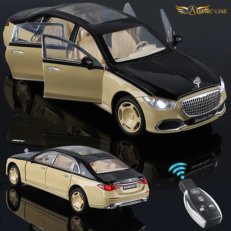 Mercedes マイバッハ S680 キーレスリモコン USB充電 1/24 ミニカー 全